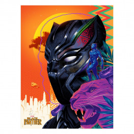 Marvel Art Print Black Panther: Long Live the King 46 x 61 cm - nezarámovaný